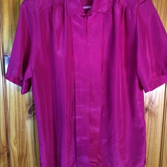 Vintage 80’s Impressions Fuchsia Top - Picture 3 of 6